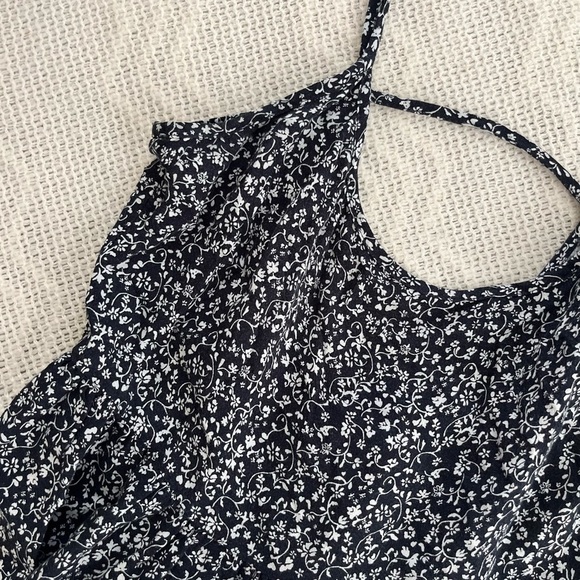 H&M Divided Backless Floral Spaghetti Strap Mini Dress 4 S - Picture 5 of 7